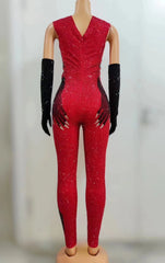 Beyhive Rhinestone Jumpsuit