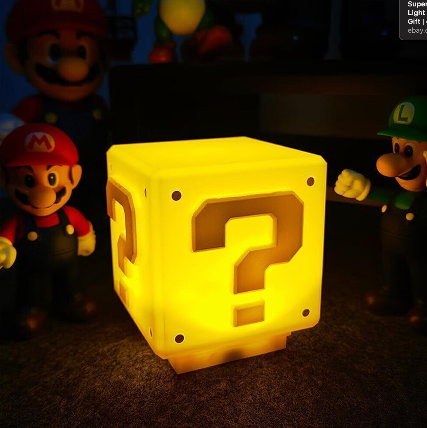 Mariboxâ„?- Mario cube lamp
