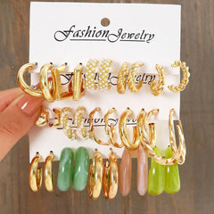 Bohemia Vintage Hoop Earring Set