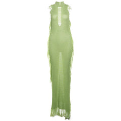 Breezy Paradise Tassel Dress