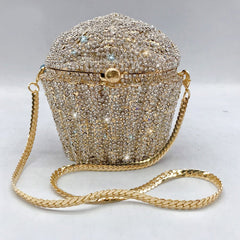 Cakey Diamond Clutch Bag