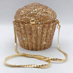 Cakey Diamond Clutch Bag