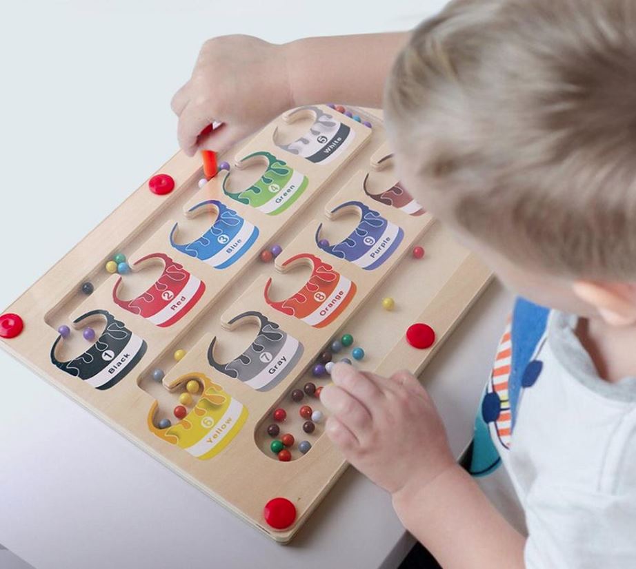ColorMazeâ„?- Magnetic coloring and number maze toys Last Day Discount.