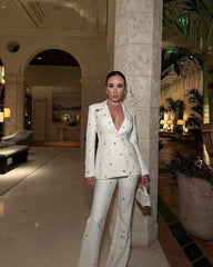 Cassandra Blazer Pants Set