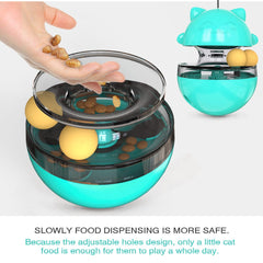 Cat Tumbler Interactive Treat Dispenser Toy