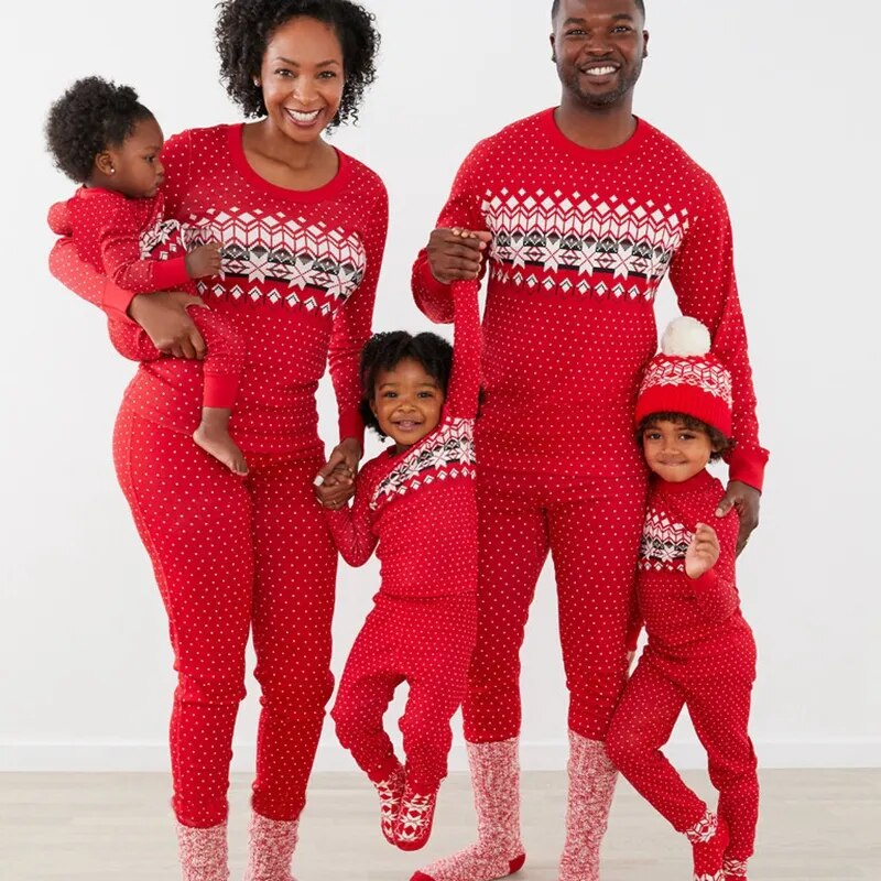 Christmas Family Pajamas Set