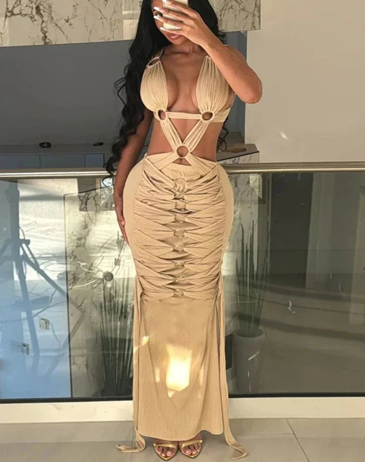 Cirque Cross Maxi Dress