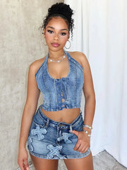 Crossed You Out Skirt Set