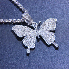 Crystal Butterfly Necklace