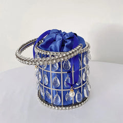 Crystal Clutch Chain Bag
