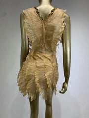 Crystal Swan Mini Dress