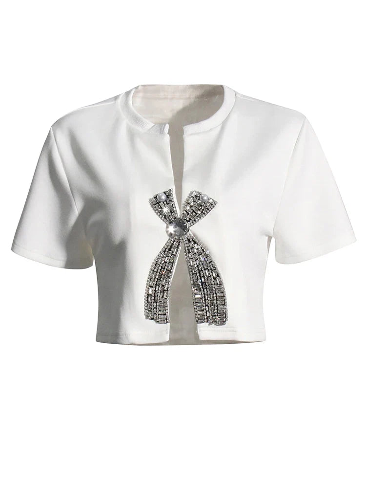 Diamond Bow Crop Top