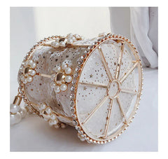 Diamonds Pearl Tote Bucket Bag