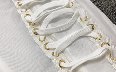 Diva Lace Up Mesh Pants