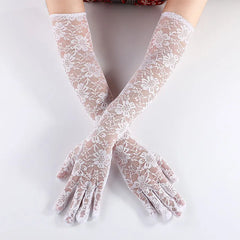 Elegant Lace Mesh Gloves