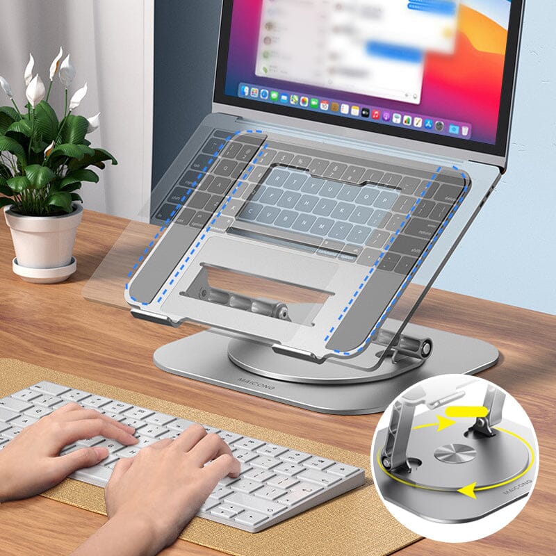 360° Rotating Laptop & Tablet Stand Aluminum