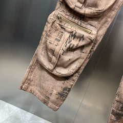 Fancy Multi Pocket Cargo Jeans
