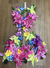 Flower Sexy Mesh Dress