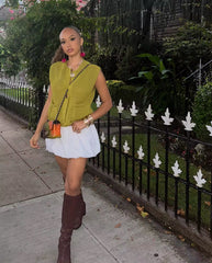 Girl On The Go Knitted Button Up Vest