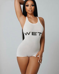 Wet One Piece Jumpsuit
