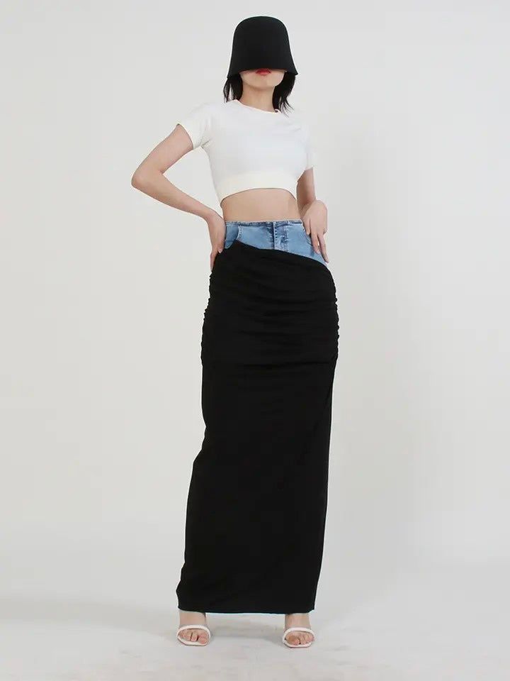 Come With Me High Waist Maxi Skirt