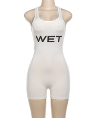 Wet One Piece Jumpsuit