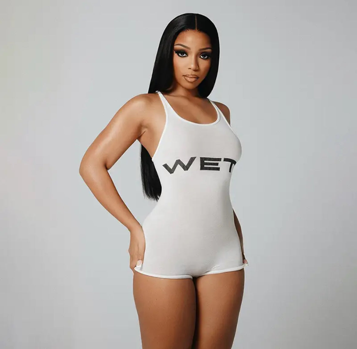 Wet One Piece Jumpsuit