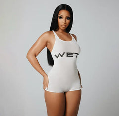Wet One Piece Jumpsuit