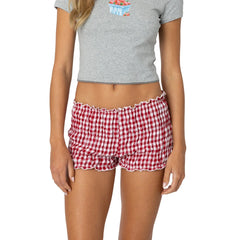 Gennie Plaid Short