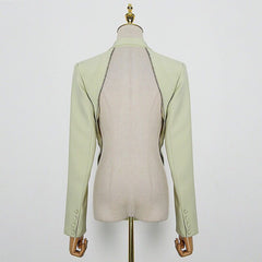 Gold Chain  Blazer & Crystal Pants