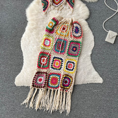 Greece Crochet Skirt Set