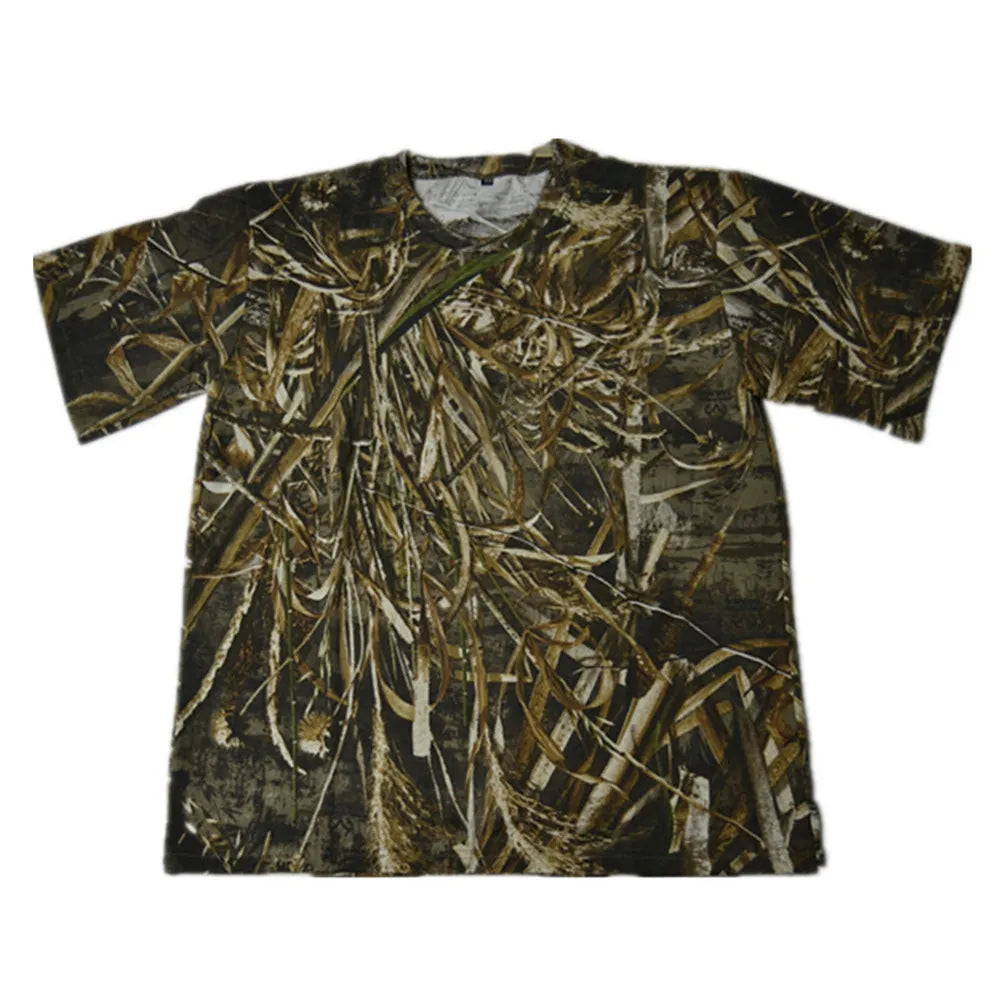 Men's Camouflage Hunting Fishing T-Shirt