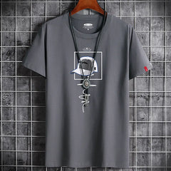 Men's Print Hat Solid Tees