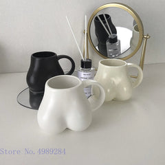 Ceramic Mug Milk Taste Butt Body Shape Nude Lovely Cup Handle
