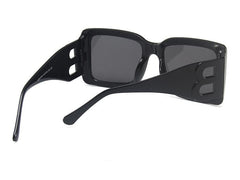 'B' Oversized Square Frame Sunglasses