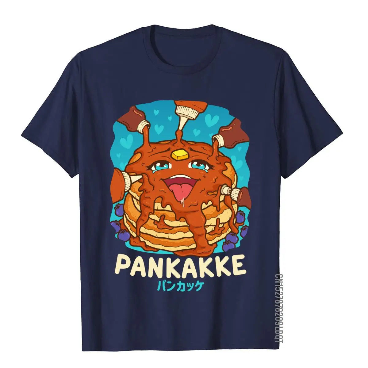 Kawaii Pankakke Japanese Pancake T-Shirt Cotton