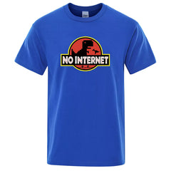 Men's Cartoon Dinosaur Printed T-Shirt