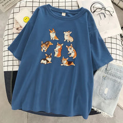 Cartoons Style Harajuku Print Tshirt Womens