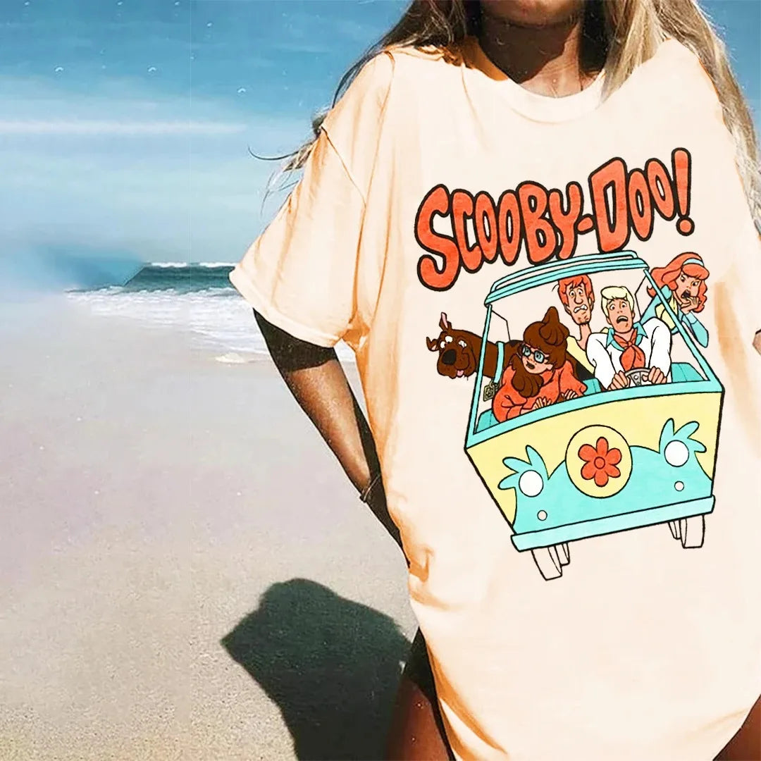 Women's Scooby-Doo T-shirt Streetwear Fashion