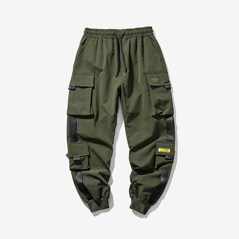 2024 Hip Hop Cargo Joggers: Streetwear Casual Men