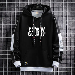 2023 Quality Letter Print Men Hoodies Hip Hop Streetwear