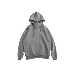 Hoodies Men Winter Warm High Collar Oversized Hoodies Unisex Hooded Sweatshirts