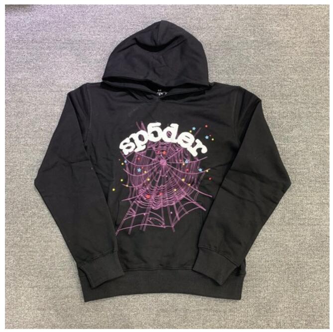 Hoodie Women High Quality Foam Print Spider Web Graphic Sweatshirts Pullovers