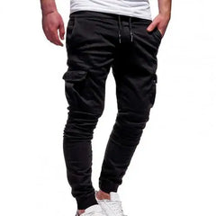 Solid Cotton Joggers Casual & Military Vibes