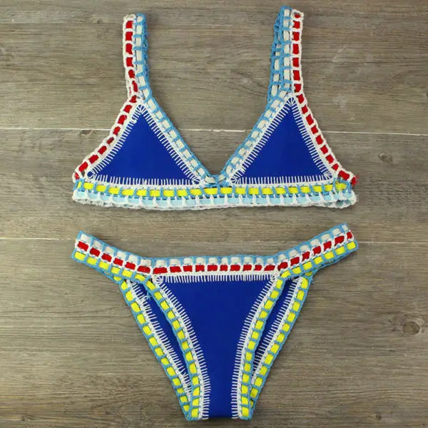 Crochet swimsuit bikinis and sexy bandage Brazilian bikinis