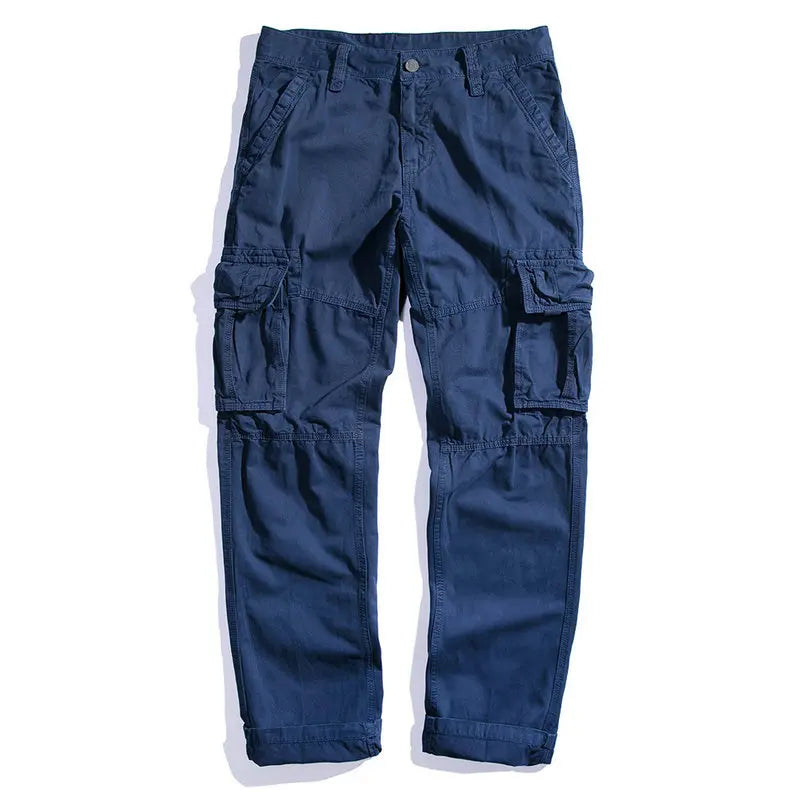 Spring Autumn Cargo Pants Men Casual Multi-pocket Tactical