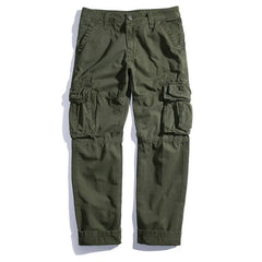 Spring Autumn Cargo Pants Men Casual Multi-pocket Tactical