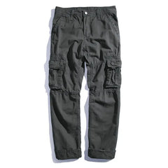 Spring Autumn Cargo Pants Men Casual Multi-pocket Tactical