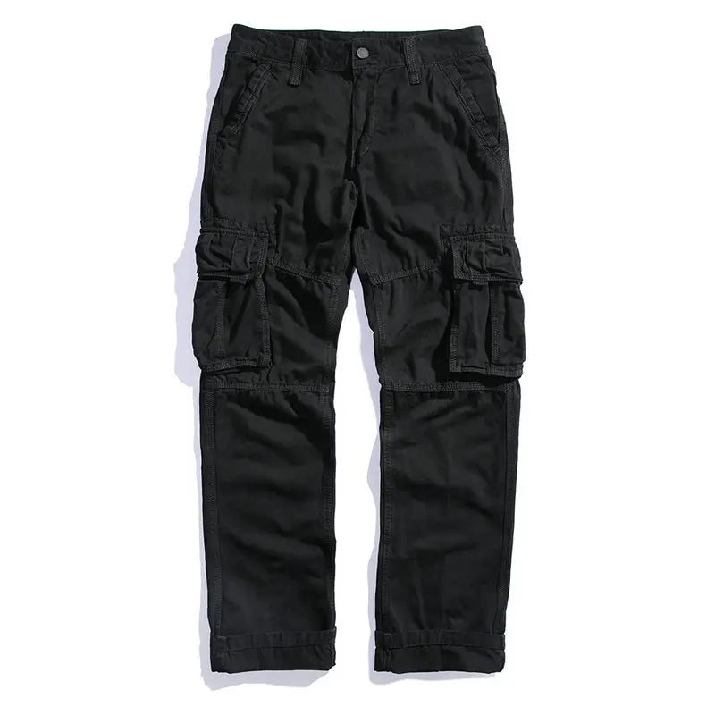 Spring Autumn Cargo Pants Men Casual Multi-pocket Tactical