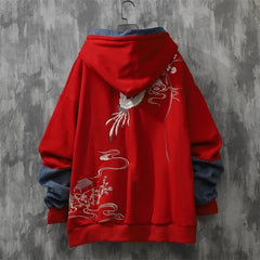Sweatshirt Men Clothing Hoodies Moletom Spring Autumn Loose Vintage Top
